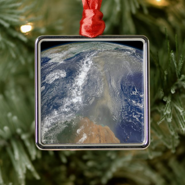 Staub in Richtung Südamerika Ornament Aus Metall (Baum)