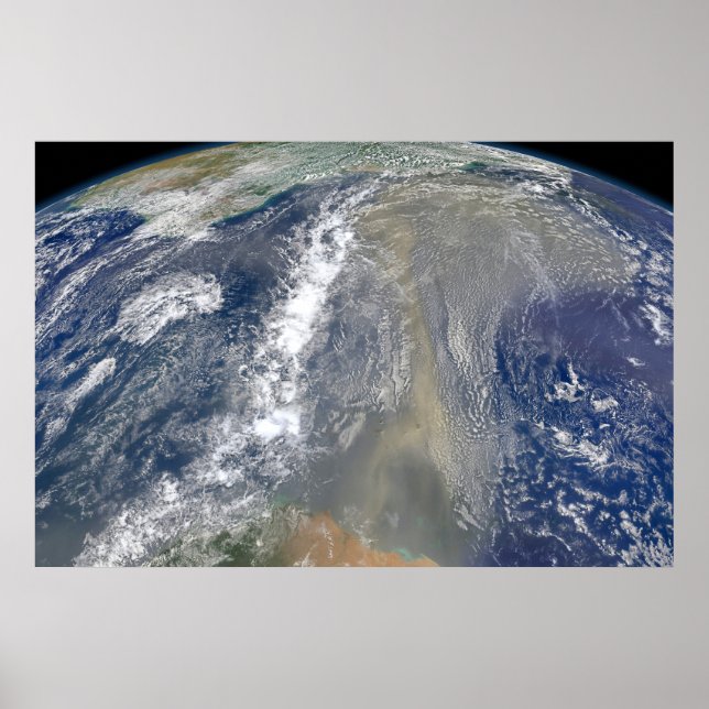 Staub in Richtung Südamerika Poster (Vorne)