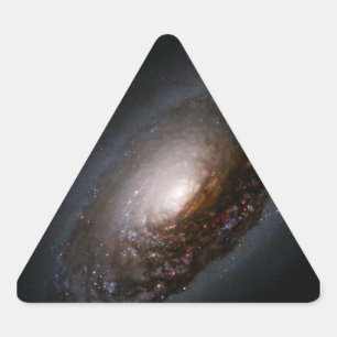 Staubband rund um den Nucleus der Schwarzen Augeng Dreieckiger Aufkleber