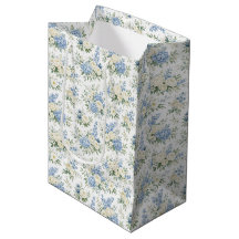 Staubblau Creme Blumen Hochzeit Brautdusche