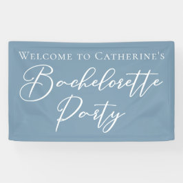 Staubblau Junggesellinnen-Abschied Personalized Banner