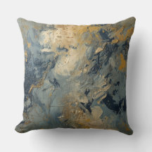 Staubblau Navy Senfgold Abstrakte Textur