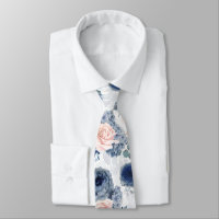 Staubblau und Rosablüten Elegante Botanik