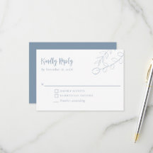 Staubblaue Boho-Minimalismus-Hochzeit