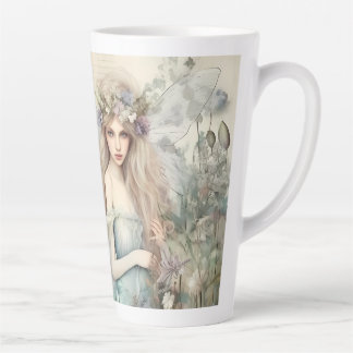 Staubblaue Fee (passt zum Journal) Latte-Mug Milchtasse