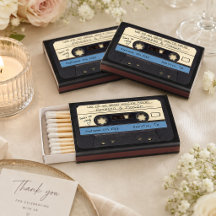 Staubblaue Retro-Kassette-Band-Hochzeitsgeschenk