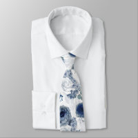 Staubblaues Chic Florales Elegantes Botanisches He