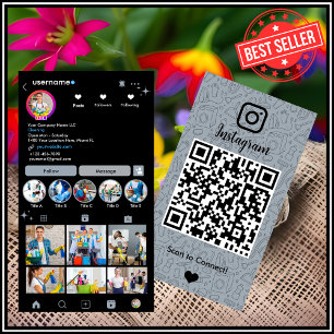 Staubblaues Hausmeisterservice Instagram Social Me Visitenkarte