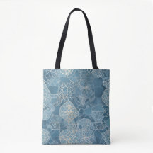 Staubblaues modernes Batikmuster
