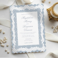 Staubblaues Vintage-elegantes viktorianisches Spit