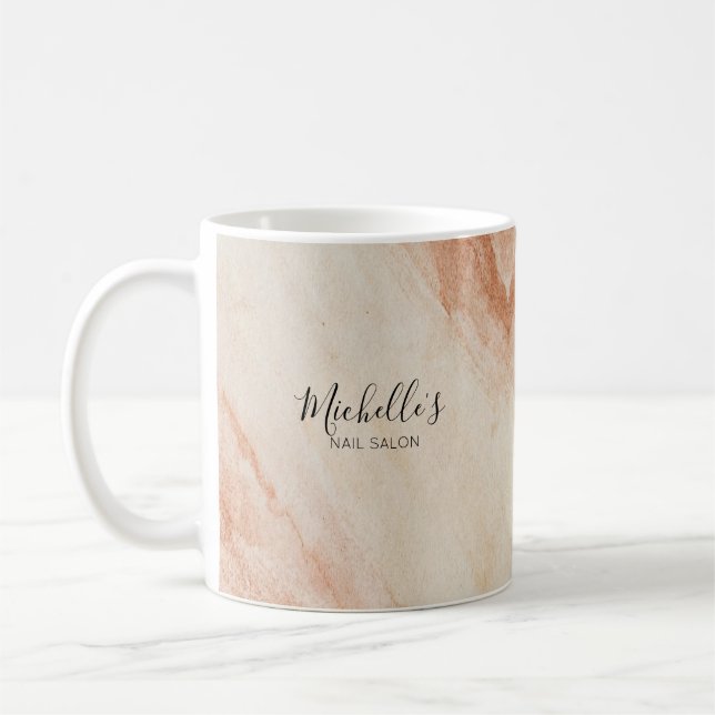 Staubbraunes Puder Chic Kaffeetasse (Links)