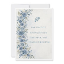 Staubige Lavendel-Blumen-Hochzeitseinladung