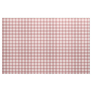 staubige Rose karierte Gingham-Ästhetik Stoff
