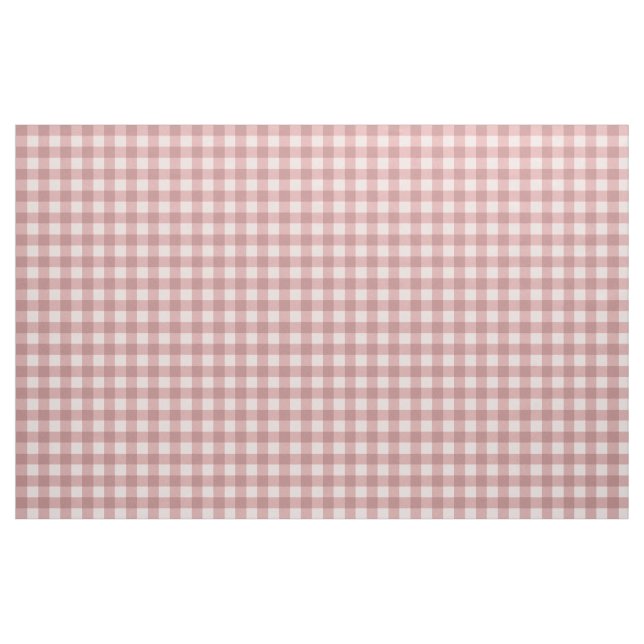 staubige Rose karierte Gingham-Ästhetik Stoff (Yard (91,4 cm))
