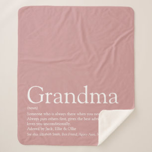 Staubige Rose Pink Oma Definition Sherpadecke