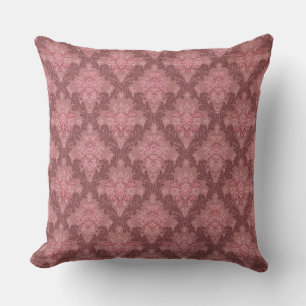 Staubige Rose Sanftes Rosa Burgund Elegantes Damas Kissen