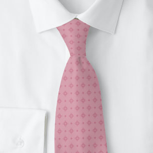 Staubige Rose Tribal-Motiv Krawatte