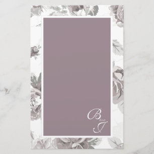 Staubige Rosenhochzeit Briefpapier