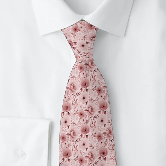 Staubige Rosenrosen Krawatte (Von Creator hochgeladen)