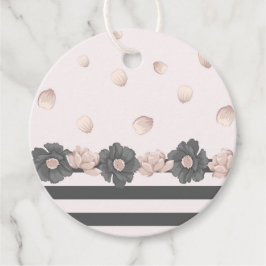 staubige tropische Blume in Rosa Geschenkanhänger