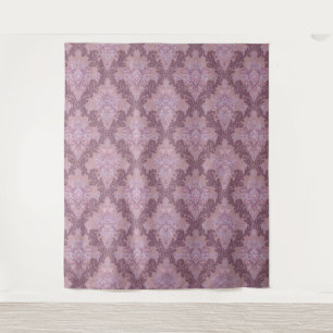 Staubiges Lavendel-Rosa-Mauve-Lila-elegantes Damas Wandteppich