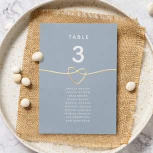 Staublila Hochzeit Sitzplan mit Herz
