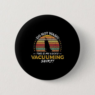 Staubpartikel Teppichvakuum Zitat Retro-80er Button