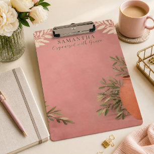 Staubrosa Botanische Elegante Klemmbrett