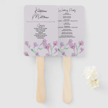 Staubrosa Florale Wasserfarben-Hochzeit
