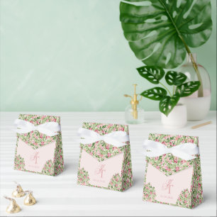 Staubrosa königliche Türen Florale Hochzeit Geschenkschachtel