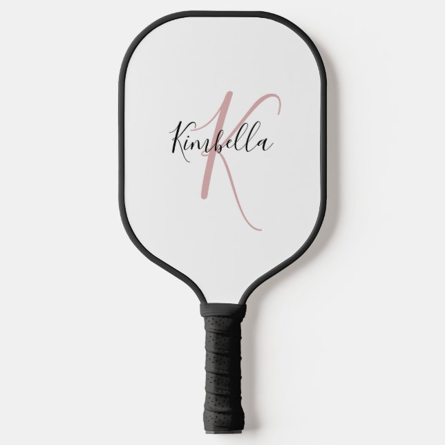 Staubrosa Monogramm Pickleball Schläger (Vorderseite)