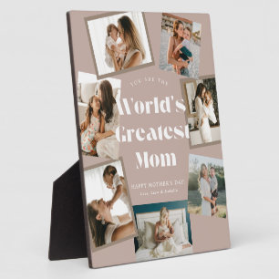 Staubrosa Weltbeste Mama 7 Foto-Collage Fotoplatte