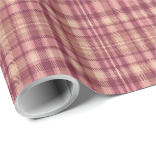 Staubrosé Warm Gedämpfte Pinks Rosige Farbtöne Kar Geschenkpapier