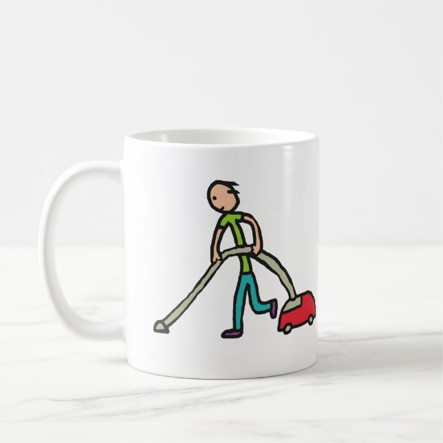 Staubsaugen Kaffeetasse (Links)