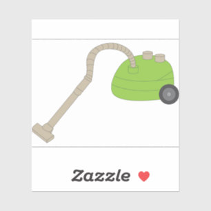 Staubsauger Aufkleber