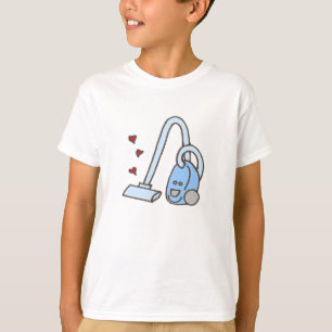 Staubsauger mit Herz T-Shirt