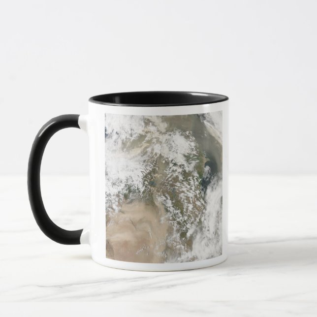 Staubstürme im Nahen Osten Tasse (Links)