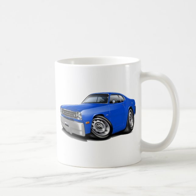 Staubtuch-Blau-Auto 1970-74 Kaffeetasse (Rechts)