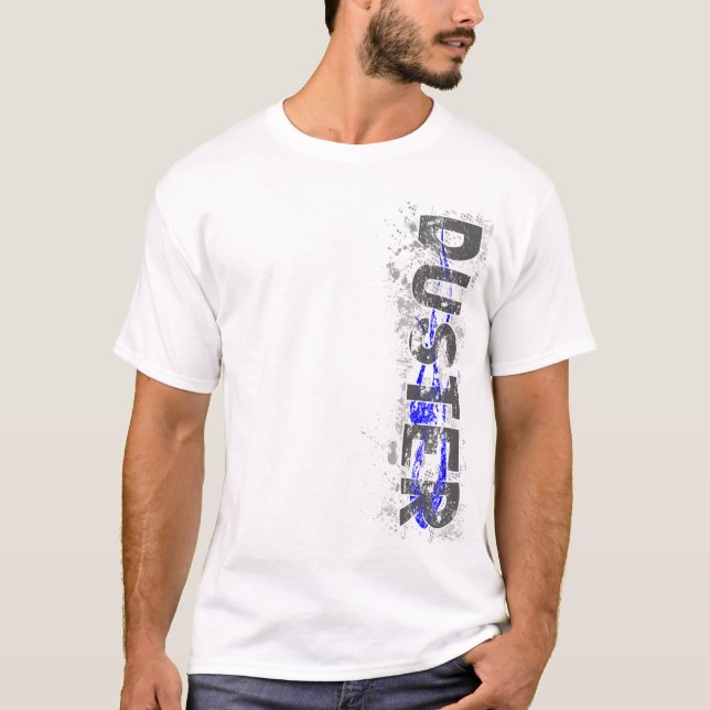 Staubtuch Vert blauer T - Shirt v2 (Vorderseite)