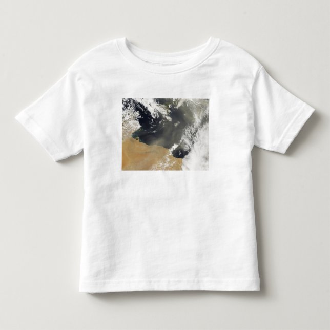 Staubwolken, die vor der nordafrikanischen Küste w Kleinkind T-shirt (Vorderseite)