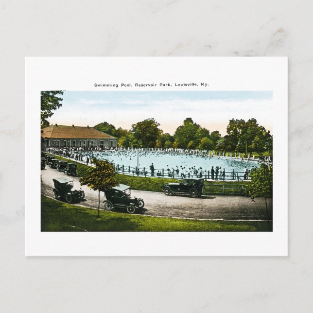 Staudamm Park, Louisville, Kentucky Postkarte (Vorderseite)