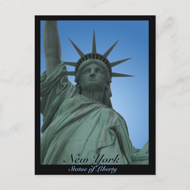 Staue von Liberty Postcard Custom New York Postcar Postkarte (Vorderseite)