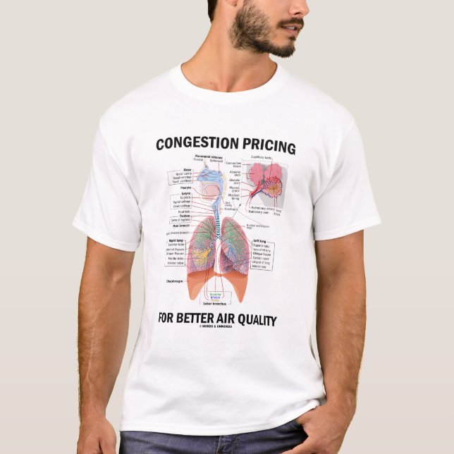 Staugebühren für eine bessere Luftqualität T-Shirt (Vorderseite)