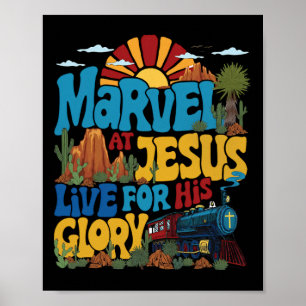 Staune über Jesus VBS 2025 Lebe für Jesu Herrlichk Poster