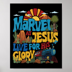 Staune über Jesus VBS 2025 Lebe für Jesu Herrlichk Poster