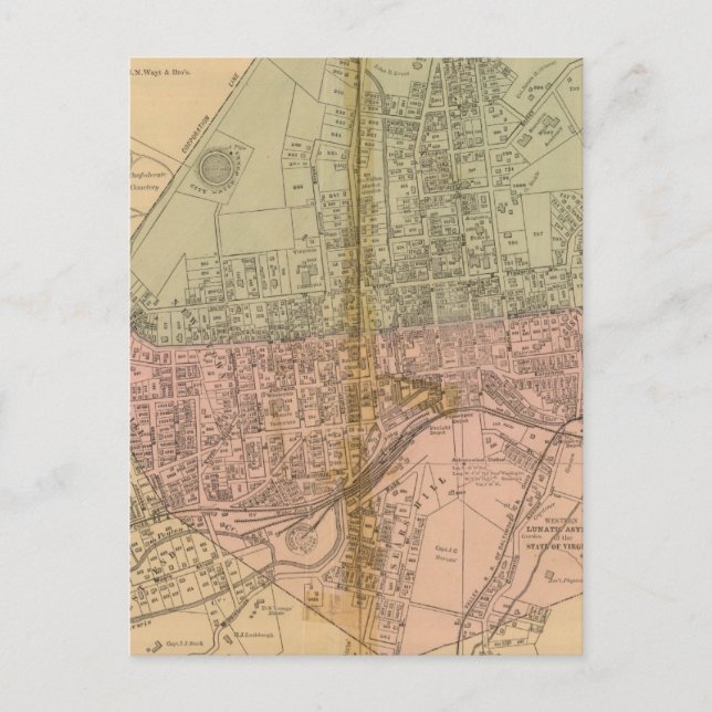 Staunton Postkarte (Vorderseite)