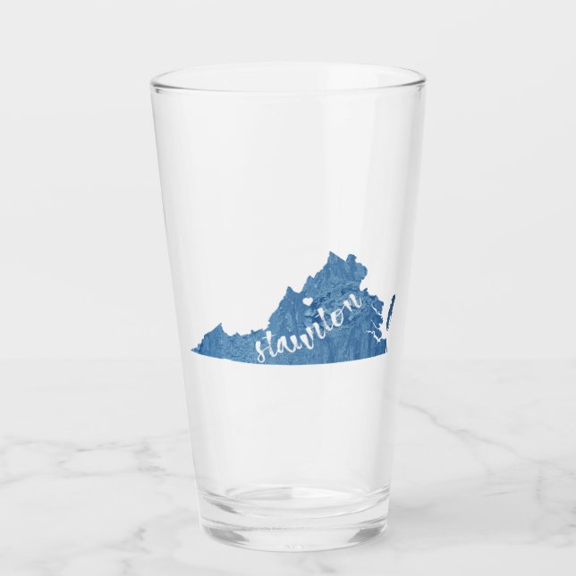 Staunton Virginia Wood Grain Glas (Vorderseite)