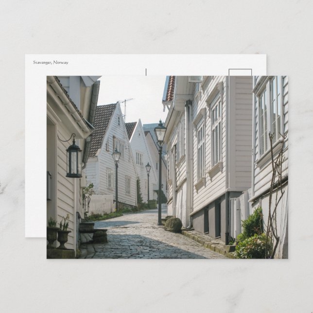 Stavanger Norwegen Postkarte (Vorne/Hinten)