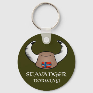 Stavanger Norwegen Viking Hat Schlüsselanhänger