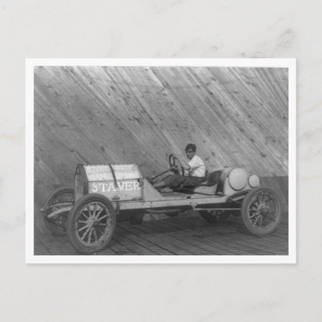 Staver Automobile Postkarte (Vorderseite)